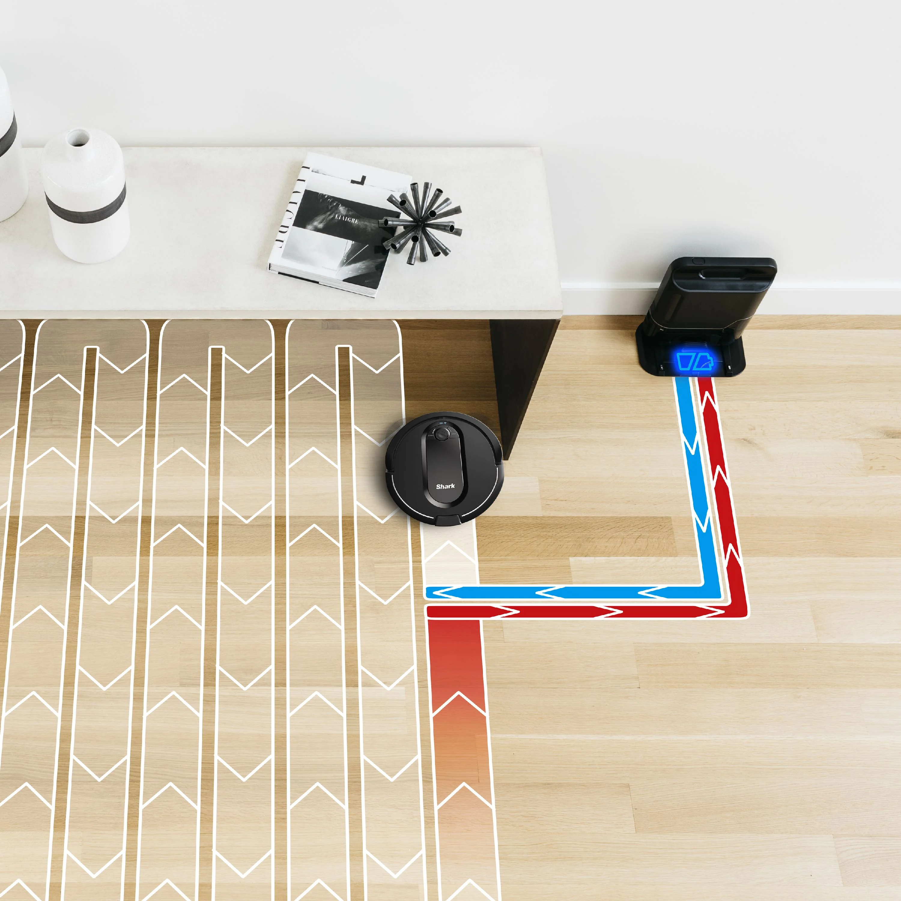 Shark IQ Intelligent Wifi Robot Vacuum Cleaner w/ Self Empty Charger Base, Black