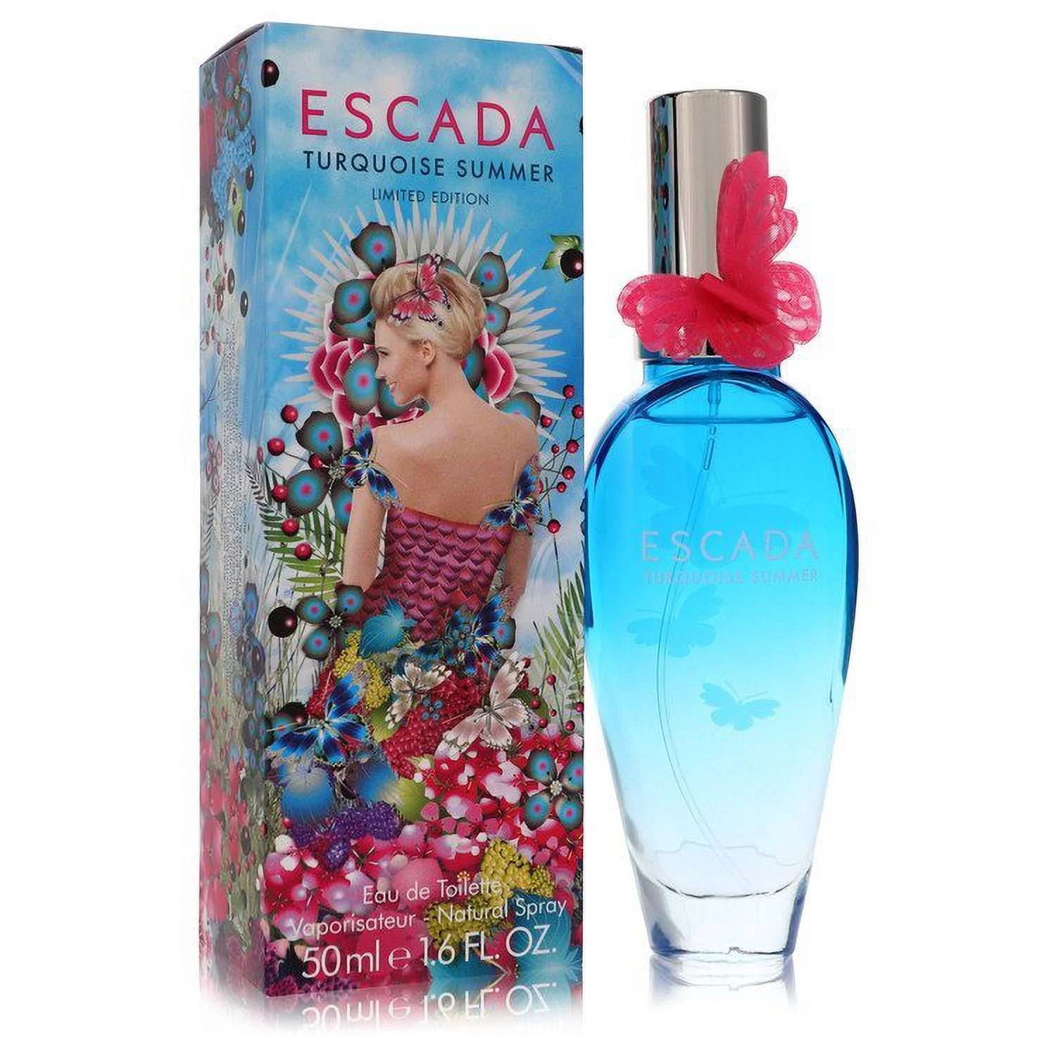 Escada Turquoise Summer Eau De Toilette Spray - Sunny Floral Fruits