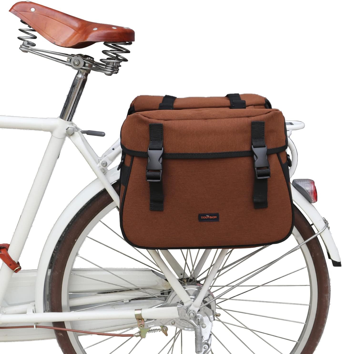 TOURBON Bicycle Bag Bike Seat Pannier Cycling Carry Bag