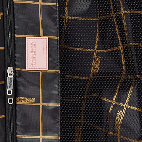 American Tourister Moonlight Hardside Expandable Luggage with Spinner Wheels, Blue Terazzo, 2-Piece Set (20/28)