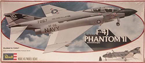 Revell F-4J Phantom II Navy Jet 1/32 Scale Vintage 1980 Model Kit