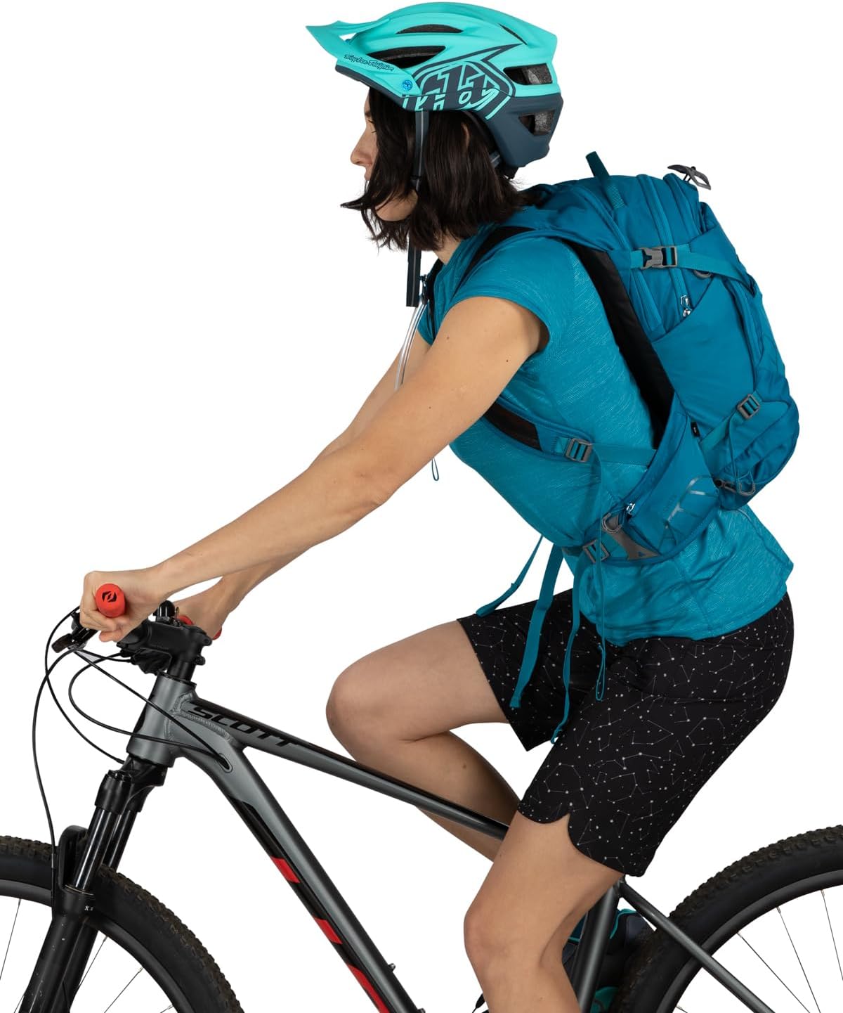 Osprey Raven 14L Women's Biking Backpack with Hydraulics Reservoir, Space Travel Grey