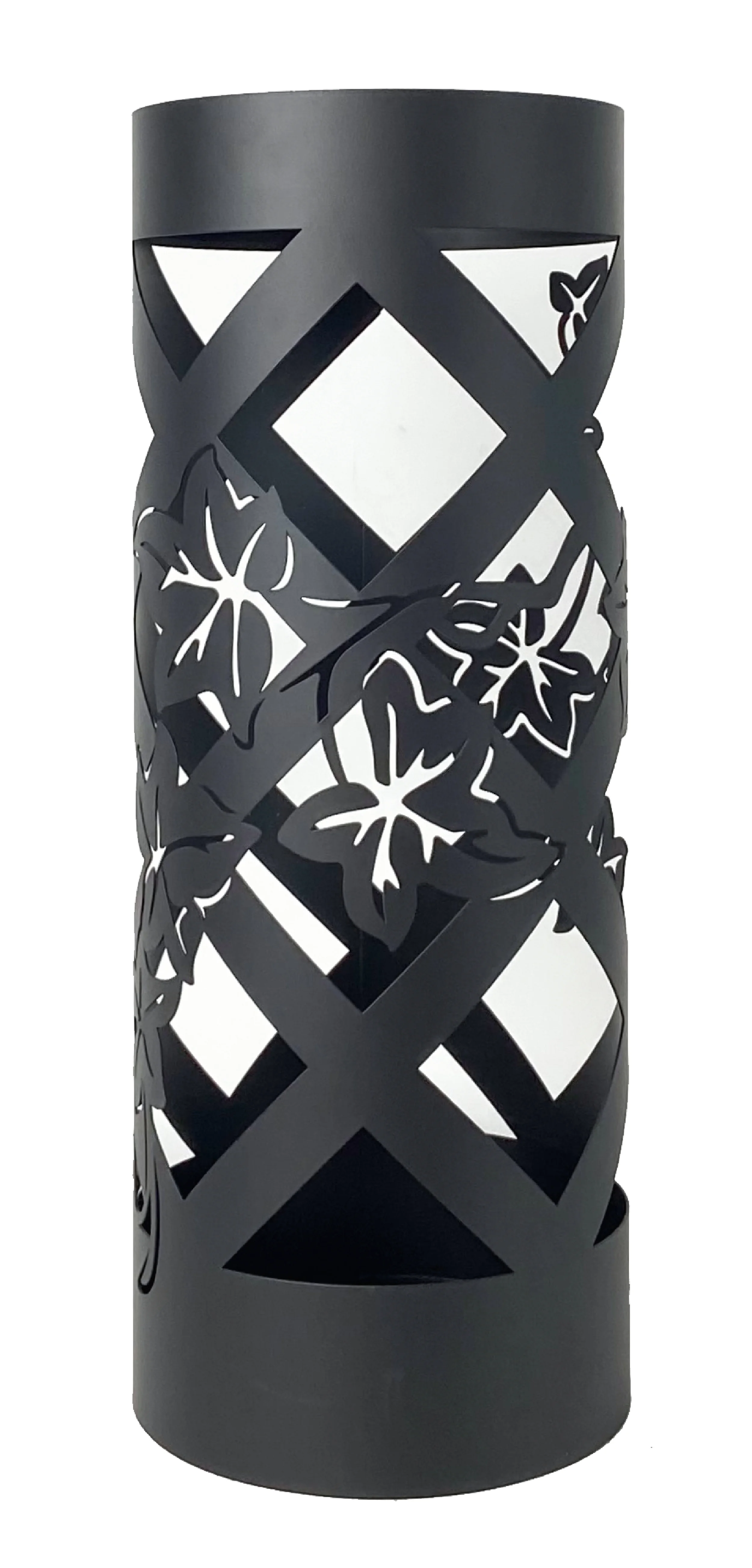 Mango Steam Black  Ivy Metal Umbrella Stand for Entryway & Living Room