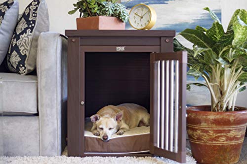 New Age Pet ecoFLEX Pet Crate/End Table, Small, Espresso 23.8