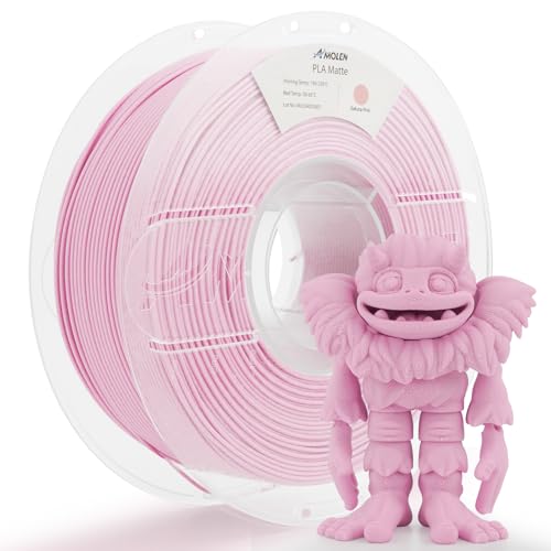 AMOLEN 3D Printing Filament Dark Wooden Rainbow Color Change Printer Filament PLA 1KG Spool 1.75mm 1.75mm Dry Rose Wood/Ebony/Burgundy/Walnut 1KG/2.2lb Fit Most FDM and Printer Pen Tigerwood