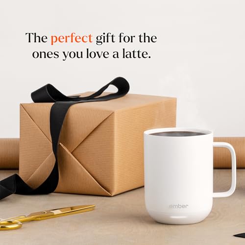 Ember Temperature Control Smart Mug 2, 14 Oz, App-Controlled Heated Coffee Mug with 80 Min Battery Life and Improved Design, Black