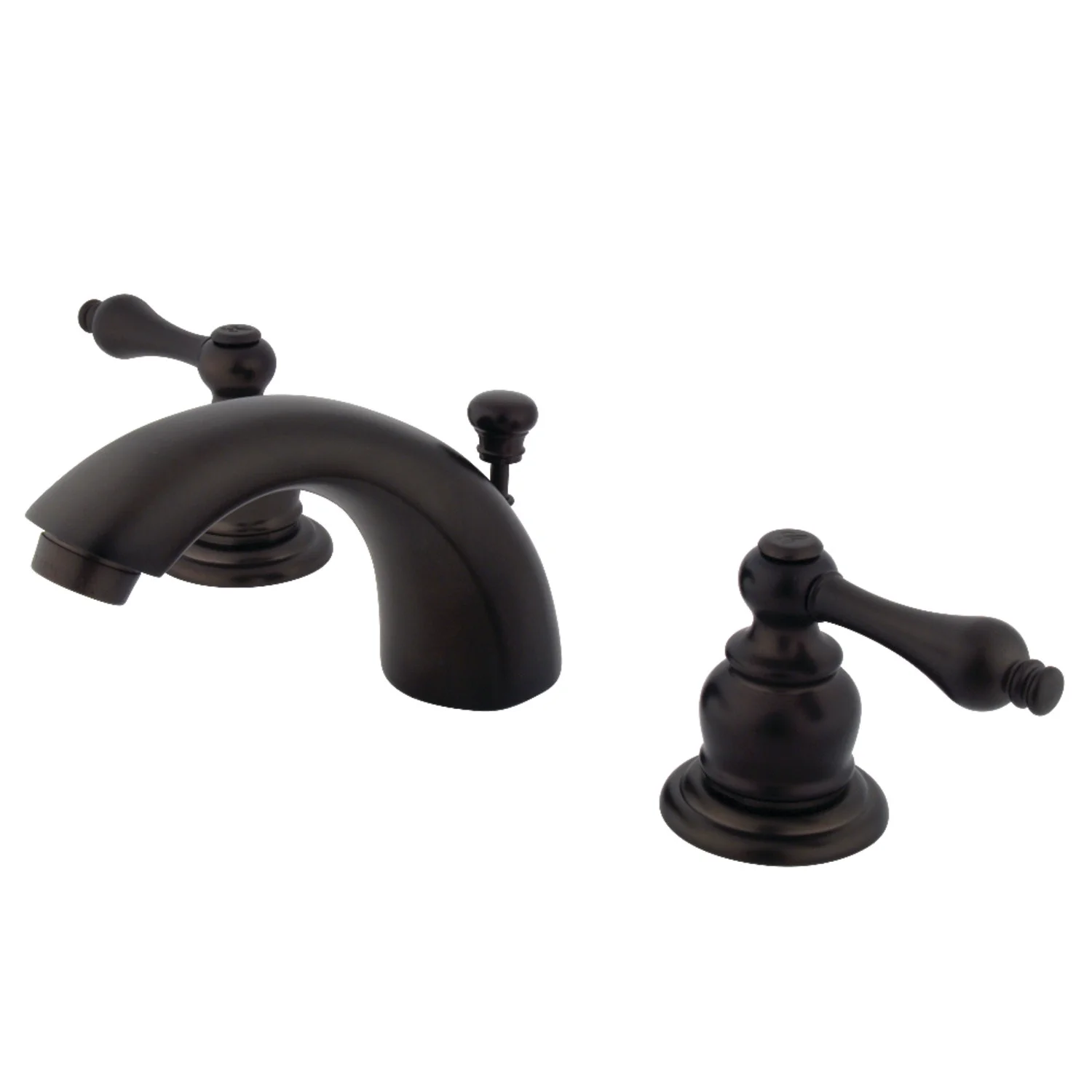 Kingston Brass GKB945AL Mini-Widespread Bathroom Faucet, Oil Rubbed Bronze
