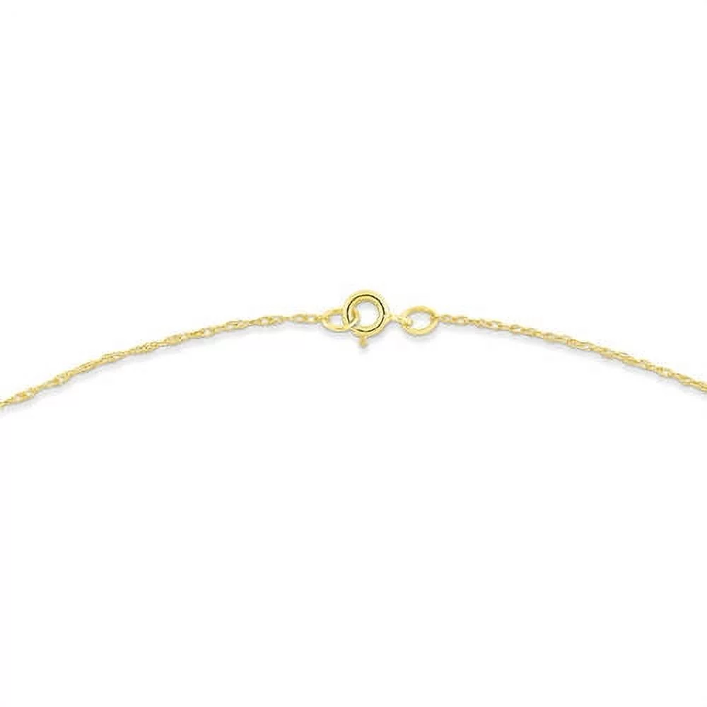 Primal Gold 14K Yellow Gold Reversible Diamond Cut Cross Necklace