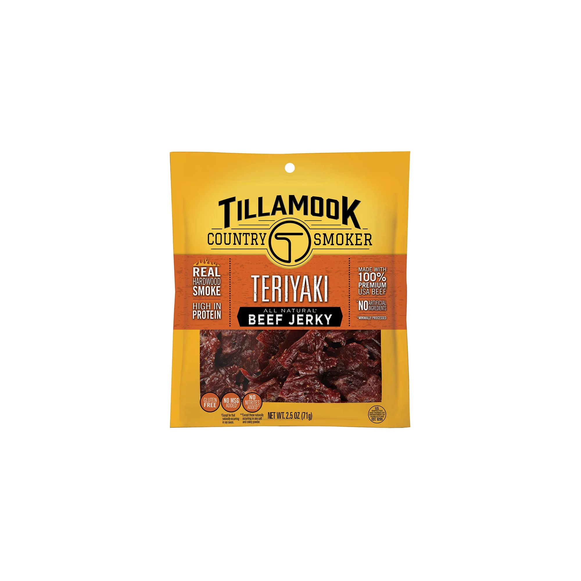 Tillamook All Natural Teriyaki Beef Jerky (Pack of 2)