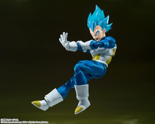 TAMASHII NATIONS - Dragon Ball Super - SSGSS Vegeta -Unwavering Saiyan Pride- S.H.Figuarts Action Figure