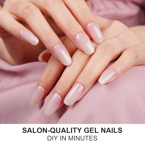 DANNI & TONI Semi Cured Gel Nail Strips Christmas Santa Claus Snowflakes Cat Eye Gel Nail Wraps 28 Stickers | Mistletoe Meow