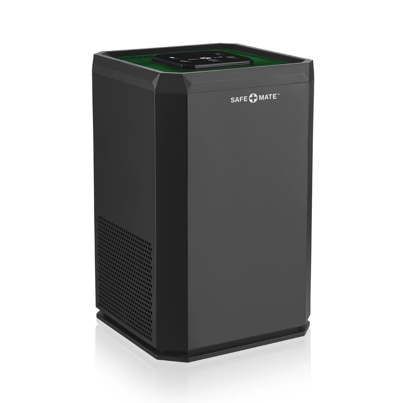 Safe+Mate Air Purifier with True H13 HEPA Filter - Touchscreen Controls - Covers up to 210 SqFt. - Black