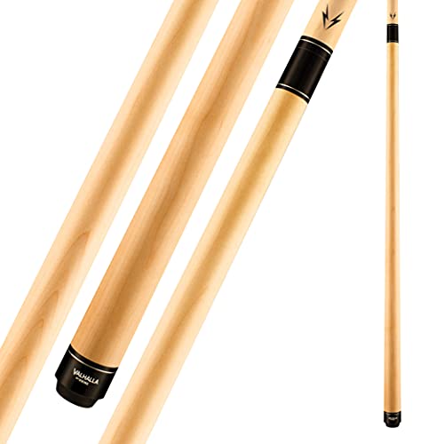 Viking Valhalla 100 Series No Wrap 2 Piece 58” Pool Cue Stick VA102 (18oz, Natural)