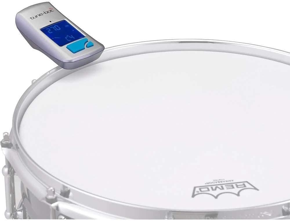Tune-Bot Gig Clip-On Digital Drum Tuner with Backlit LCD Display for Acoustic Drums