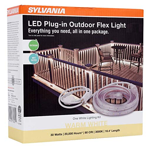 LEDVANCE SYLVANIA Smart LED WiFi Full Color Light Strip, 6.5 ft, Dimmable, Compatible with Alexa and Google Home Only - 1 Pack (75704)