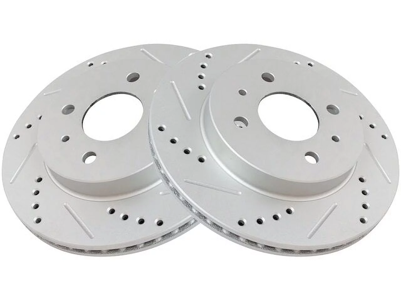 Front Brake Rotor Set 2 Piece - Compatible with 1991 - 2002 Saturn SL2 1992 1993 1994 1995 1996 1997 1998 1999 2000 2001