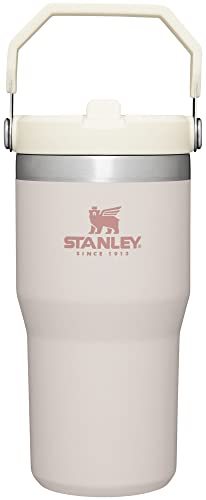 Stanley IceFlow Flip Straw Tumbler with Handle 30 oz | Twist On Lid and Flip Up Straw | Leak Resistant Water Bottle | Insulated Stainless Steel |BPA-Free | Lilac
