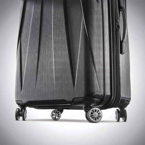 Samsonite Centric 2 Hardside Expandable Luggage with Spinner Wheels, Black, Carry-On 20-Inch
