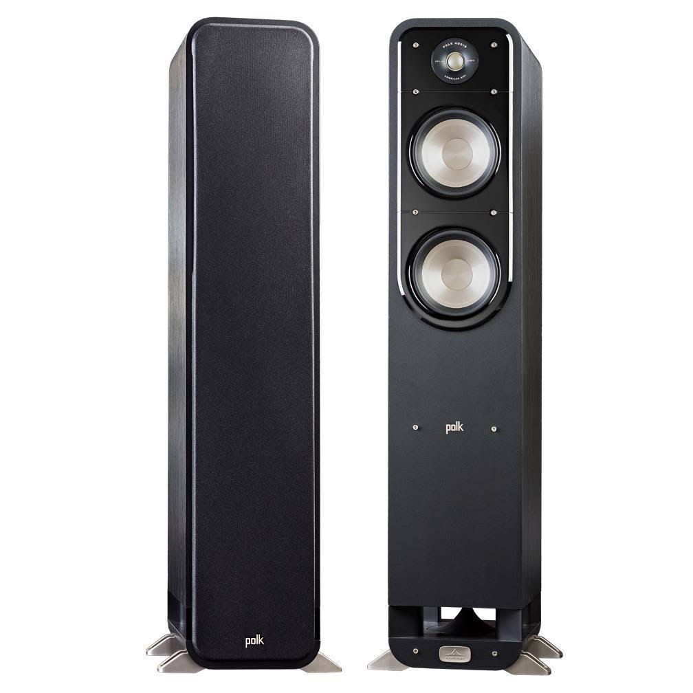 Polk Audio 2x Signature Series S55 Medium 2-Way American HiFi Home Theater Tower Speaker (2Speakers)