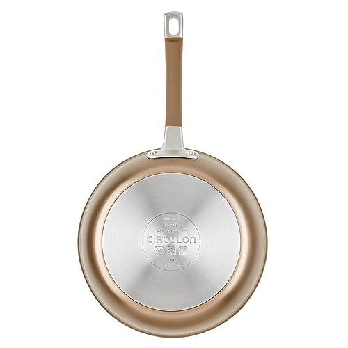 Circulon Premier Professional Hard Anodized Nonstick Cookware Induction Pots and Pans Set, 12 Piece, Bronze