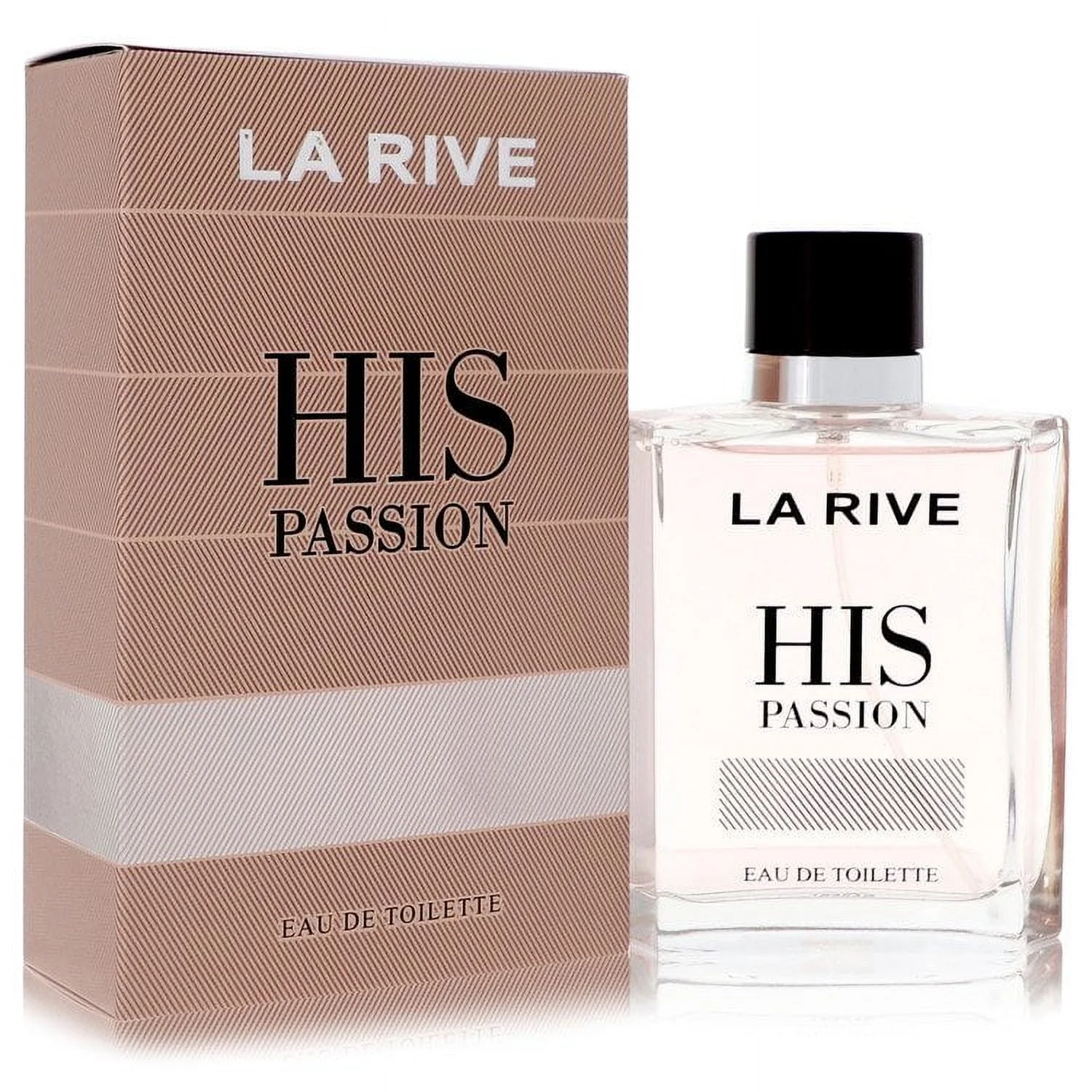 La Rive His Passion by La Rive Eau De Toilette Spray 3.3 oz for Men Pack of 2