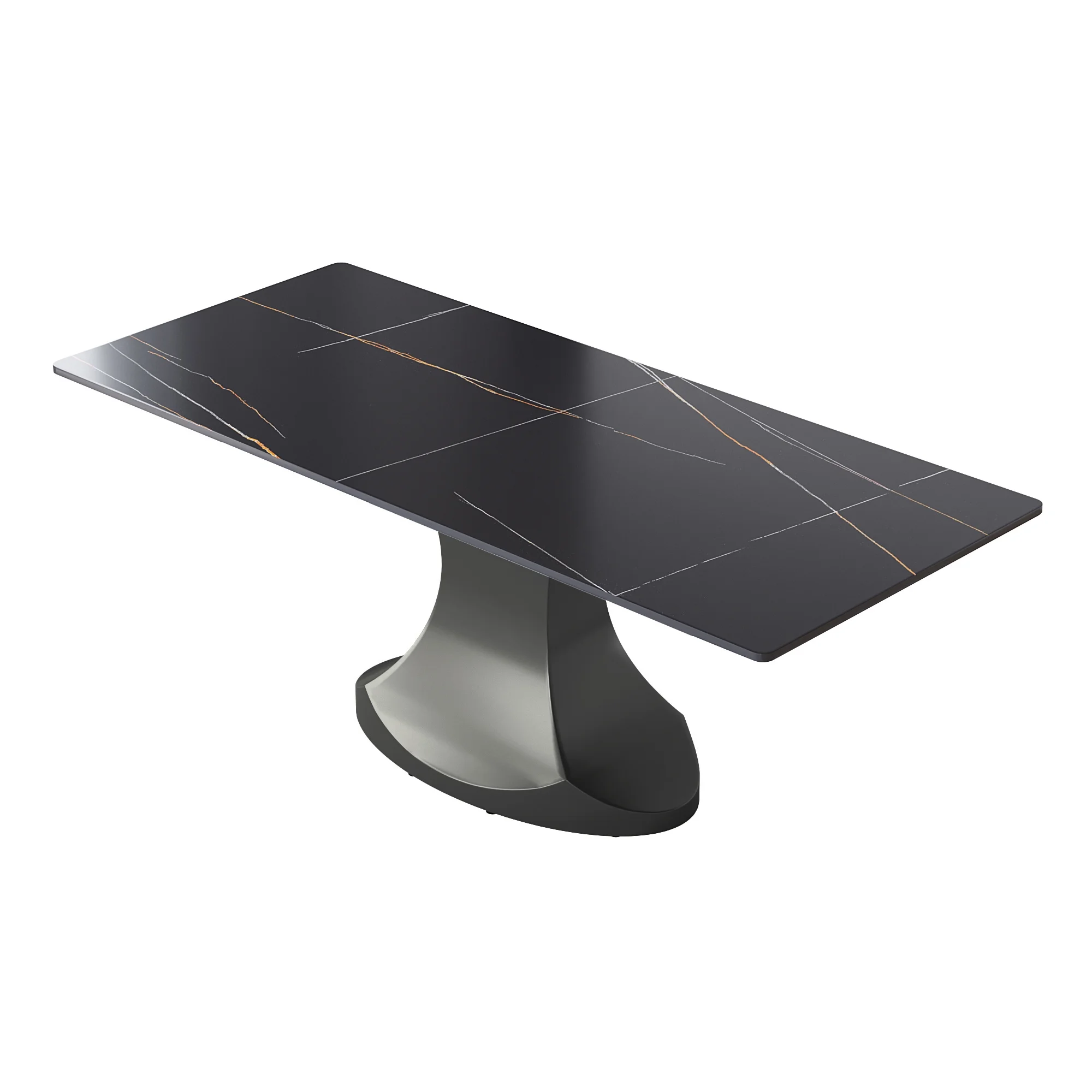 Sleek Dining Table with Sintered Stone Top - Elevate Your Dining Space
