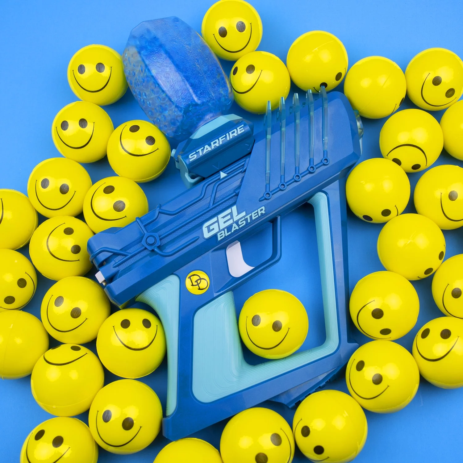 Gel Blaster David Dobrik 2-Blast Modes Starfire Glow-in-the-Dark Water Bead Blaster + 5k Gellets