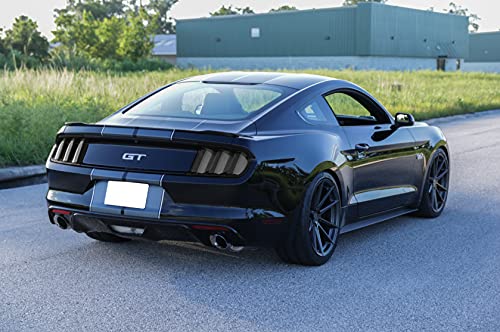 WOLFSTORM LED Tail Light Assembly, Clear, Compatible with 2015-2023 Ford Mustang Coupe, Convertible, Shelby GT350, GT500, Special Design, DOT/SAE Compliance