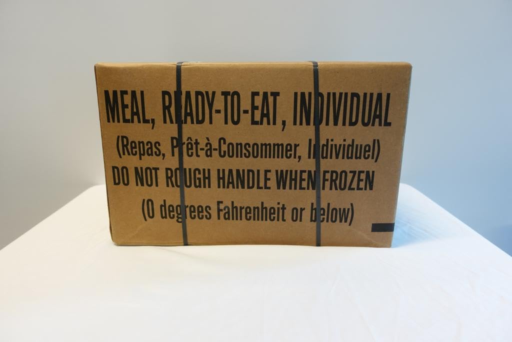 Food Dude 82nd MRE Surplus 2024 Inspection US Meals Ready to Eat Military MRE with Heater Box of MRE Meals Full Meal 12 MRE Pack