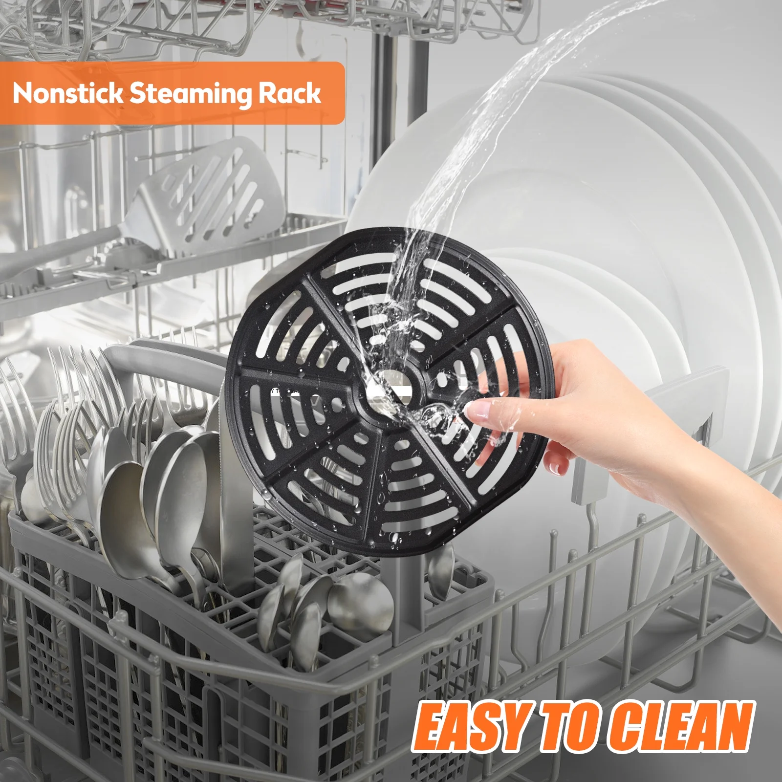 Spirastell Air fryer,Free Nonstick Cooker Oven 2400W Oil 2400W Oil Free Cooker 6 Cook Nonstick Cooker 6 Oil Free Nonstick Borosilicate 6 QT 6 QT Visible Air Fryer Cook Borosilicate 6 air fryer ICHU