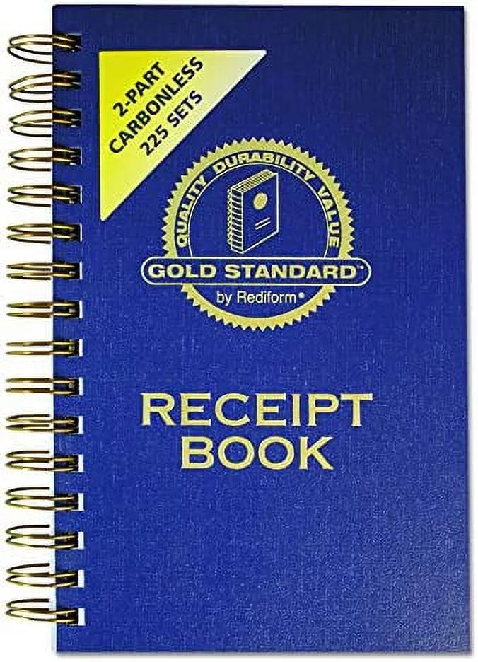 Rediform Gold Standard Money Receipt Book, 2.75