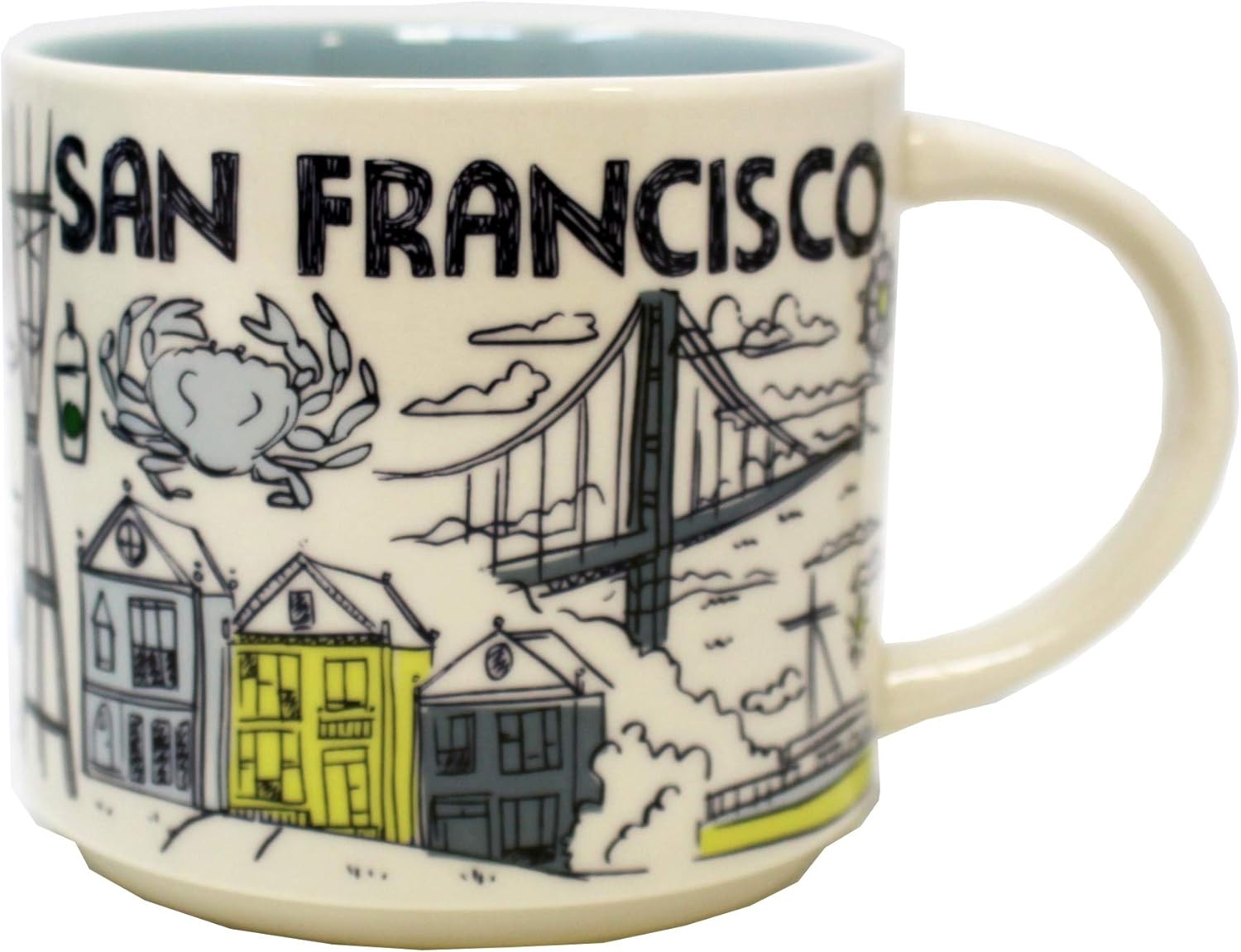 Starbucks Been There Series San Francisco,Ceramic Mug, 14 Oz