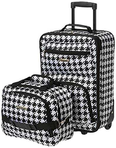 Rockland Fashion Expandable Softside Upright Luggage Set, Charcoal, 2-Piece (14/19)
