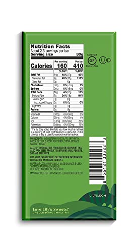 Extremely Dark Chocolate Bar by Lily's | Made with Stevia, No Added Sugar, Low-Carb, Keto Friendly | 85% Cocoa | Fair Trade, Gluten-Free & Non-GMO | 2.8 ounce, 4-Pack