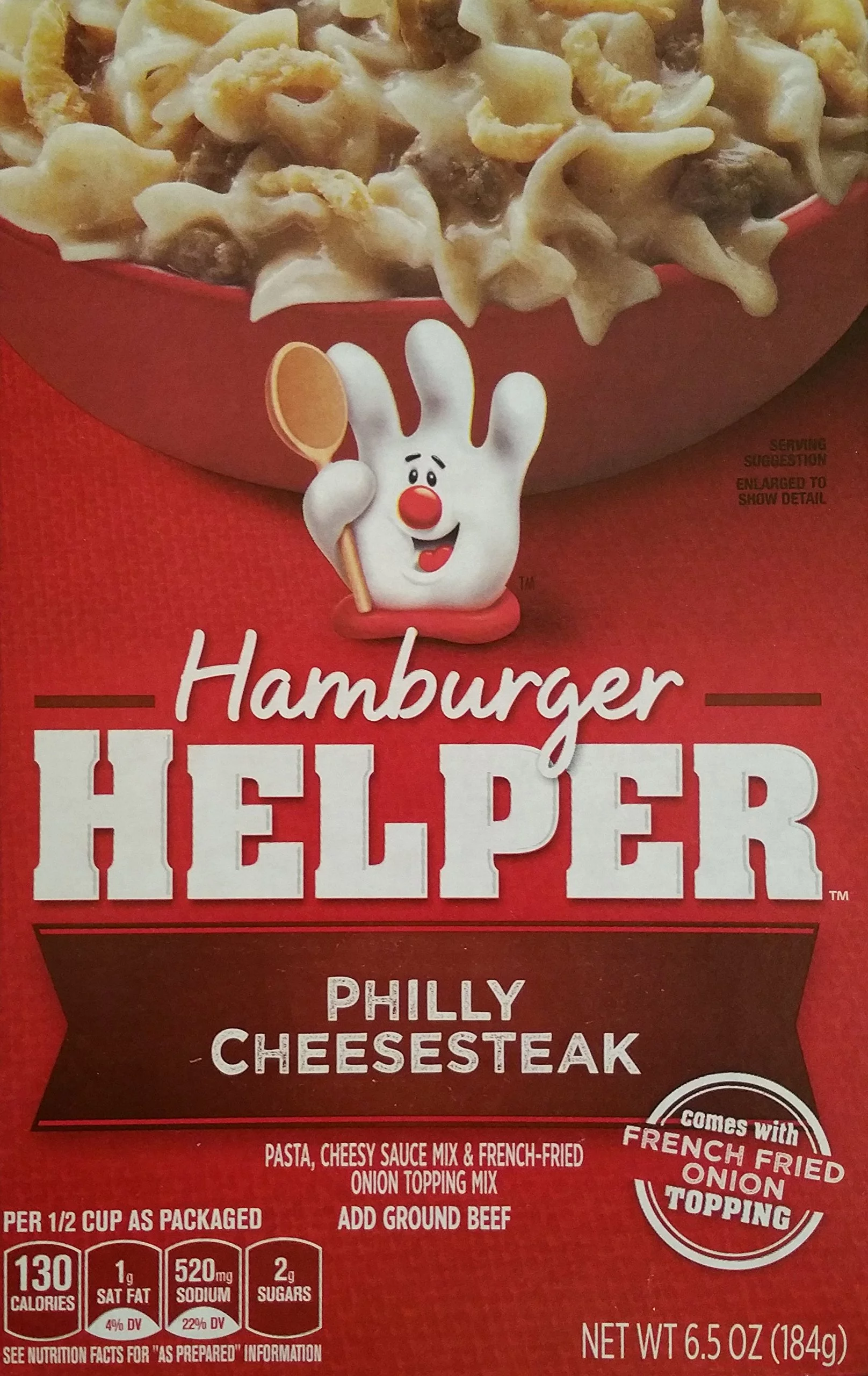 Betty Crocker Philly Cheesesteak Hamburger Helper 6.5Oz (2 Pack)