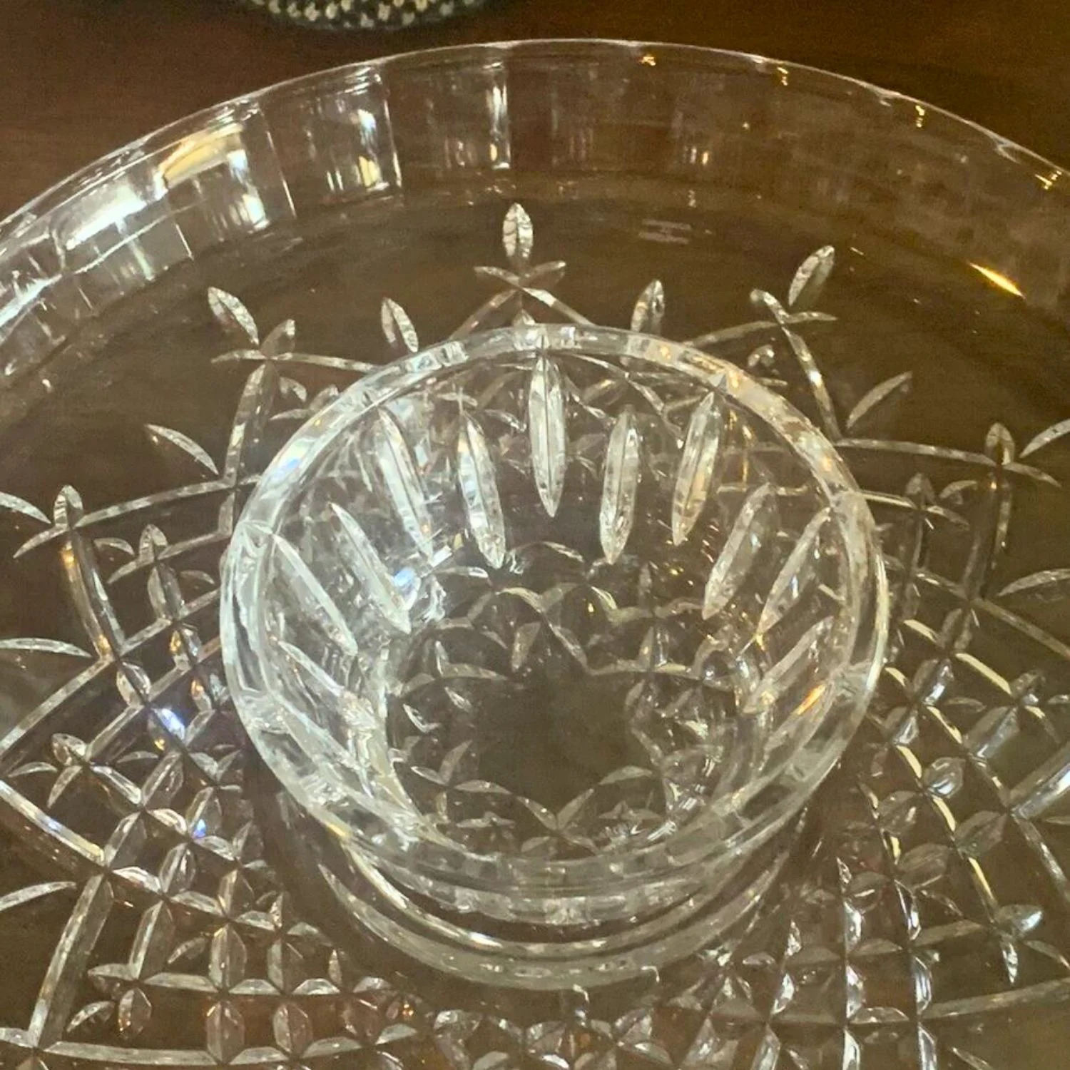 Marquis by Waterford Markham Chip & Dip Bowl Server, 13 inches, Crystalline, Clear