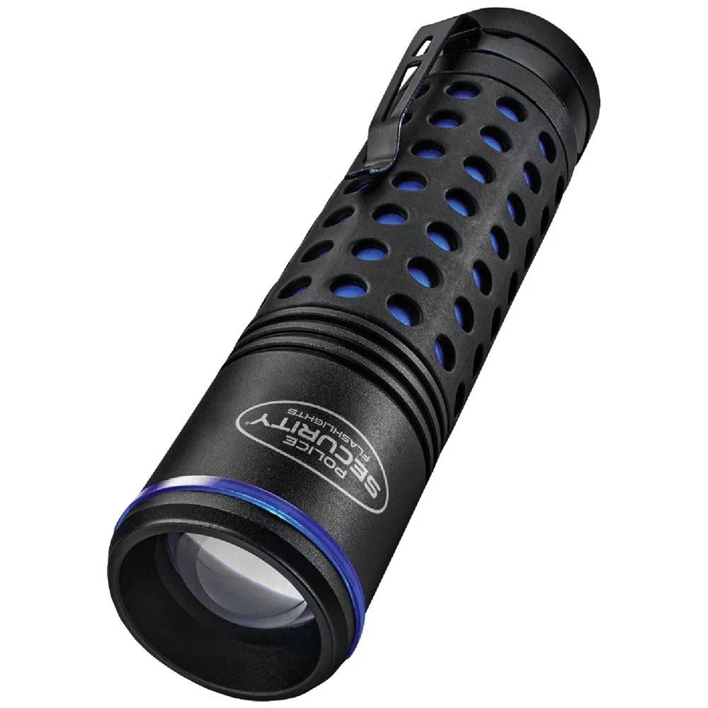 1PACK Police Security Barricade 3AAA 400 Lm. Focusing Rubber Grip LED Flashlight