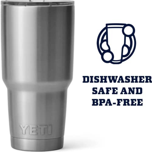 YETI Rambler 30 oz Stainless Steel Vacuum Insulated Tumbler w/MagSlider Lid, Black
