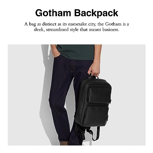 COACH Men's Gotham Backpack, Black, Standard