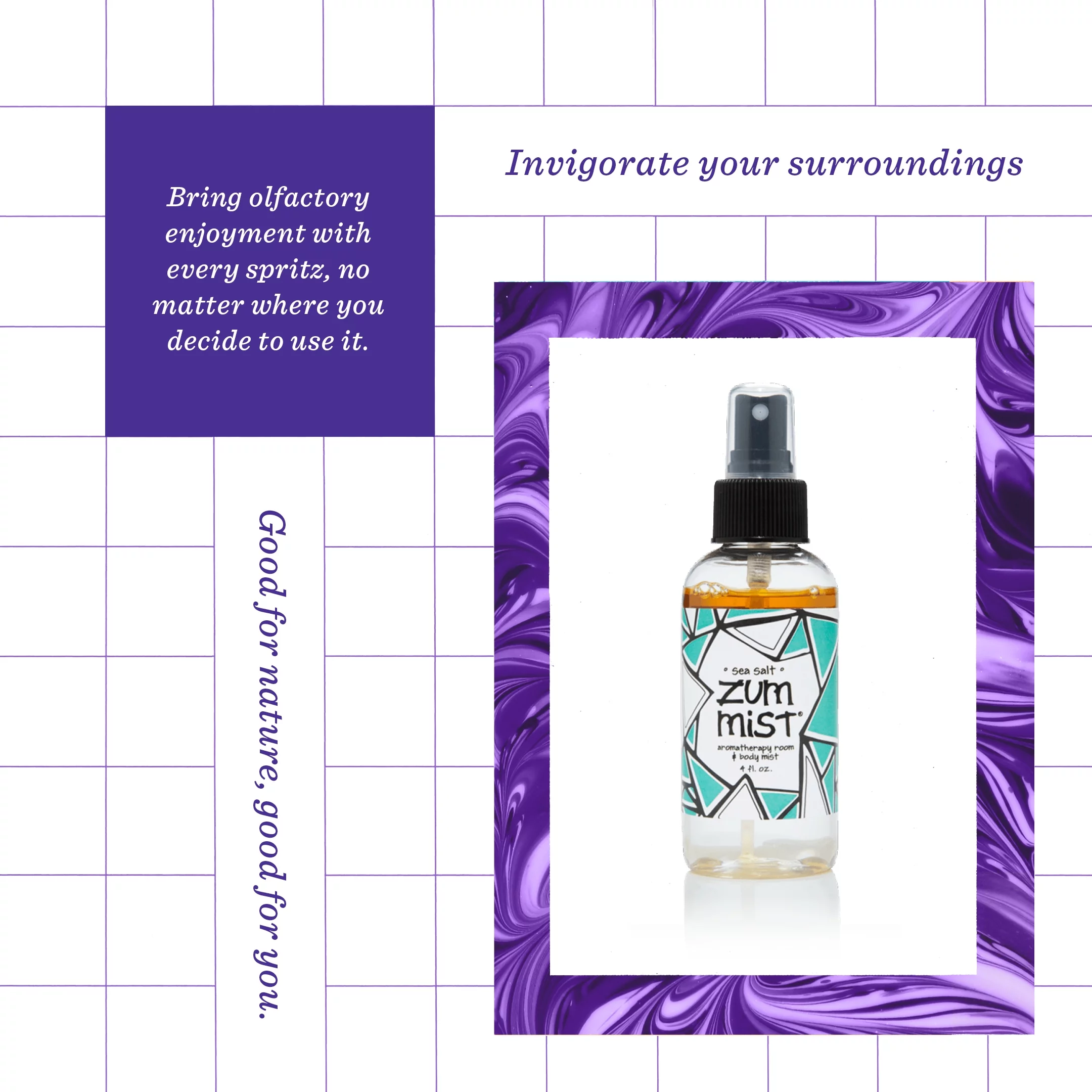 Zum Mist Room and Body Spray - Sea Salt - 4 fl oz (2 Pack)