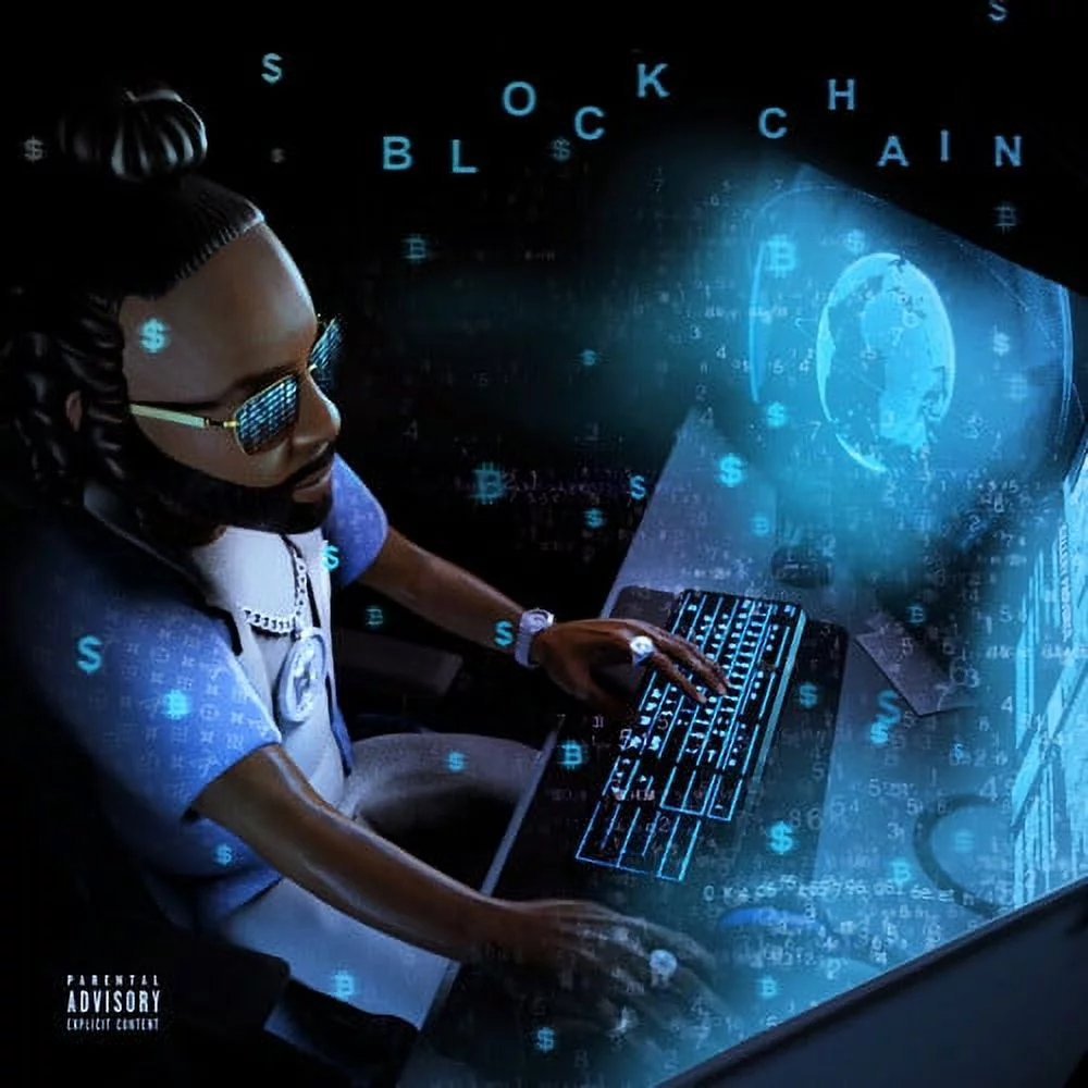 Money Man - Blockchain (Blue Seaglass Wave) - Rap / Hip-Hop - Vinyl