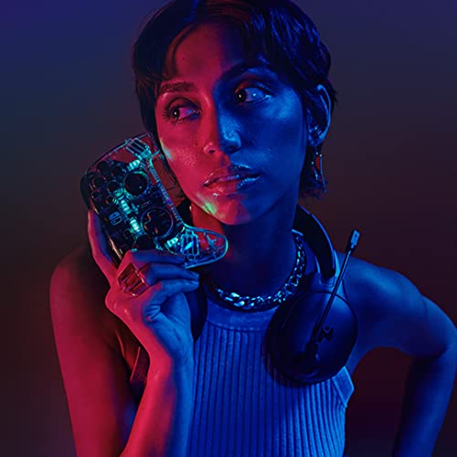 PDP Gaming Afterglow Wireless Nintendo Switch Pro Controller: Prismatic RGB LED Lighting, Full Motion Control Gamepad, Customizable Paddle Buttons