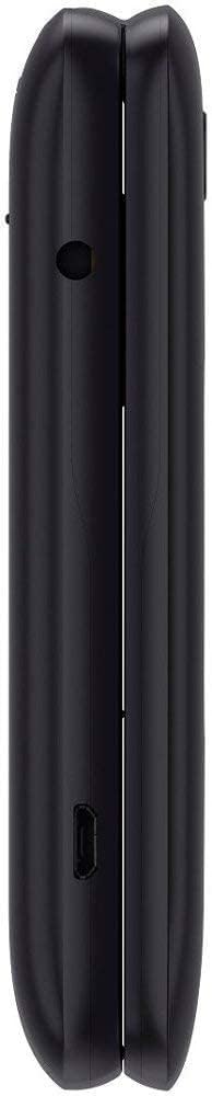 Alcatel SMARTFLIP 4052R | 4G LTE | 4GB Flip-Phone | Bluetooth, WiFi, Big Buttons | Carrier locked to AT&T. Phone is not unlocked - Volcano Black