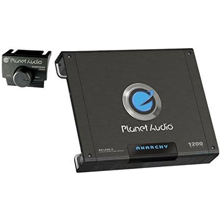 Planet Audio AC1200.2 Anarchy 1200 Watt, 2 Channel, 2/4 Ohm Stable Class A/B, Full Range, Bridgeable, MOSFET Car Amplifier with