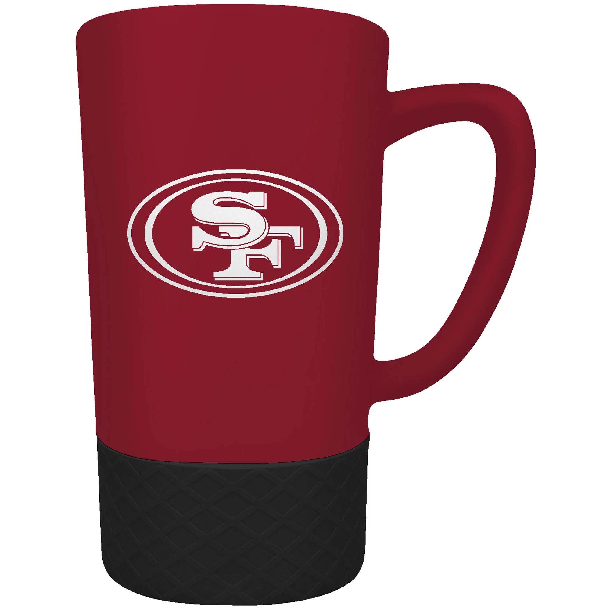 San Francisco 49ers Team Logo 16oz. Laser Etched Jump Mug