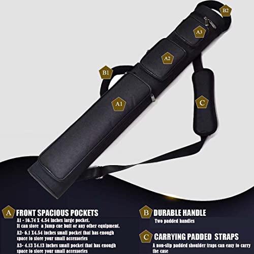 Champion 2X4,3x6 Nylon/Leatherette Billiard Pool Cue Stick Hard Carrying Case 4S2B, 6S3B