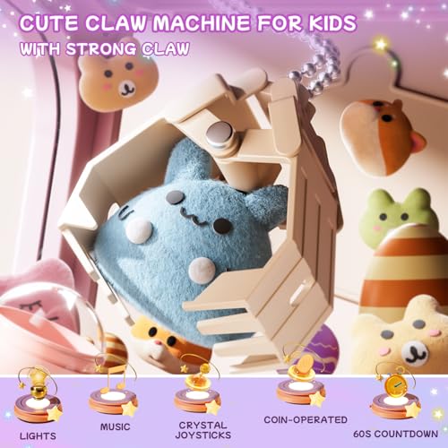 Claw Machine for Kids Girl, Vending Machines Toys for Girls 4 5 6 7 8, Unicorns Girls Toys Age 6-8, Arcades Game Party Toy Age 6-7,Ideas Christmas Birthday Gifts for Girl 4 5 6 Year Old