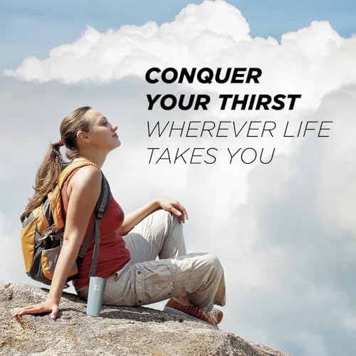 IRON °FLASK Classic Tumbler - Vacuum Insulated Stainless Steel Water Bottle, Double Walled, Drinking Cup, Insulated Travel Mug (Cotton Candy, 24 oz Solid Lid)