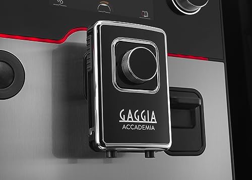 Gaggia Accademia Luxury Italian Fully Automatic Espresso Machine with 19 Customized drink settings,0.5 Liters,RI9782/46 Brushed Stainless