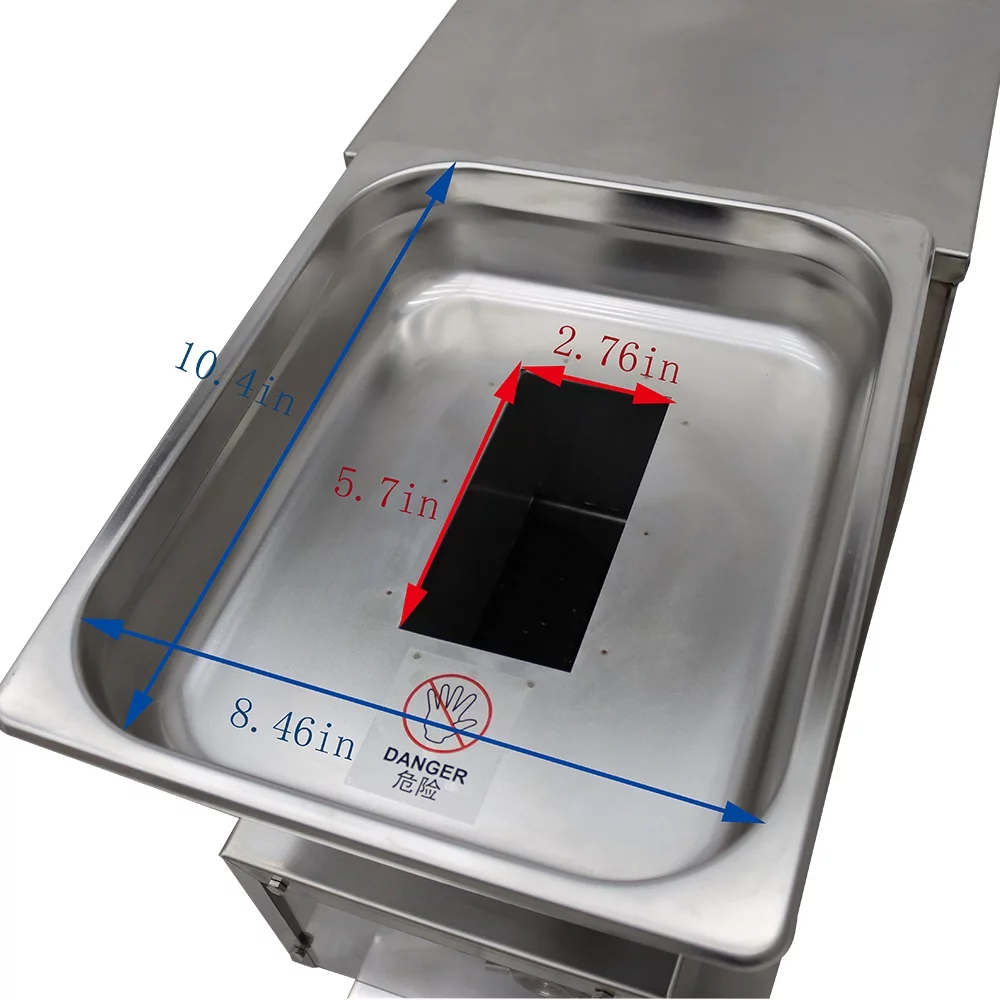 INTSUPERMAI Electric Meat Cutting Machine QE Meat Slicer Dicing Machine with 10mm Blade